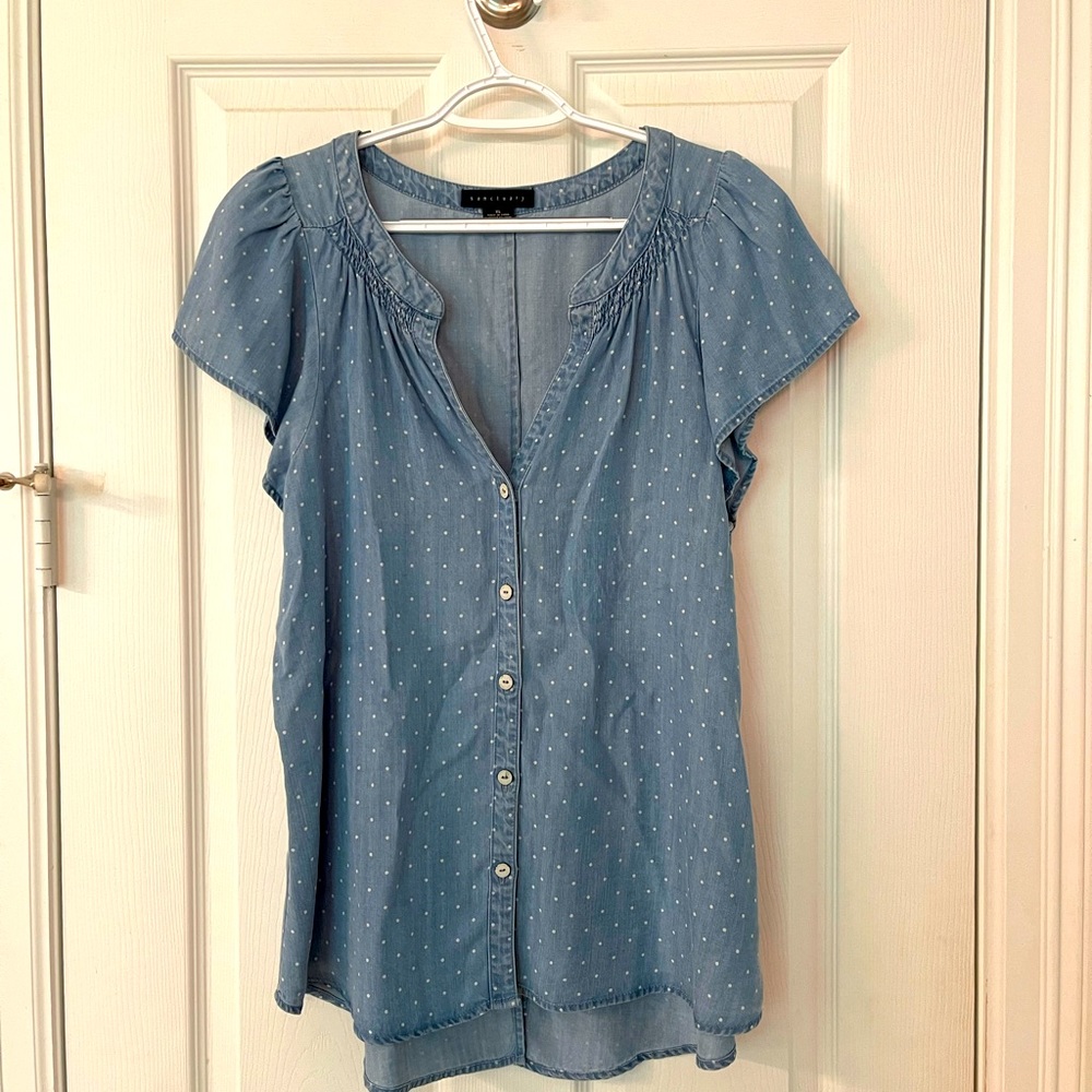 Sanctuary polka dots shirt